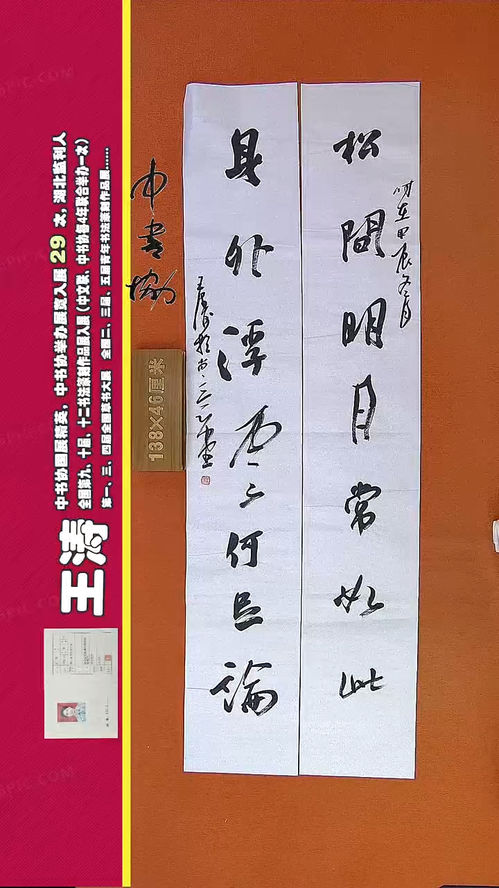 【闪购商品】书法266D王涛书法作品