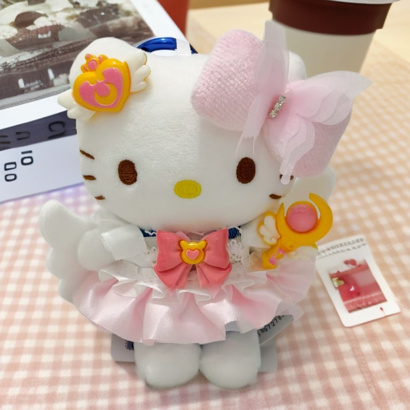 【新款】正版HelloKitty美少女kt包挂可爱手工diy钥匙扣