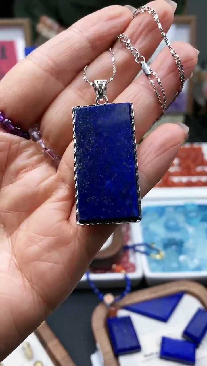 【闪购商品】青金石颈饰未镶嵌72a多样性发其一/2.22/1个 