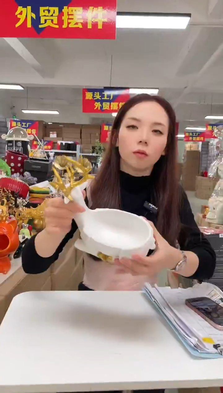 树脂树脂【孤品仅一件】小鹿收纳