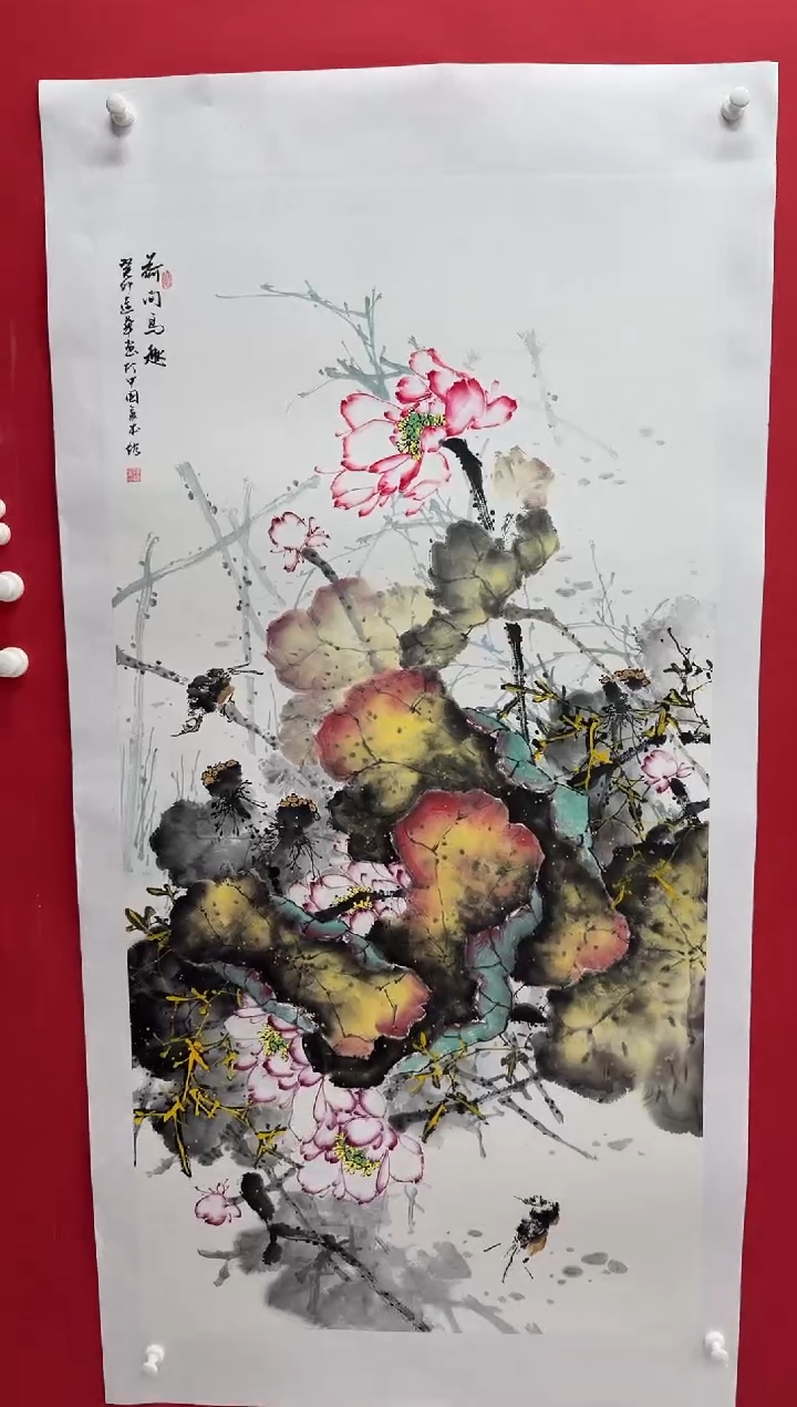 国画画家陆远华纯手绘原作