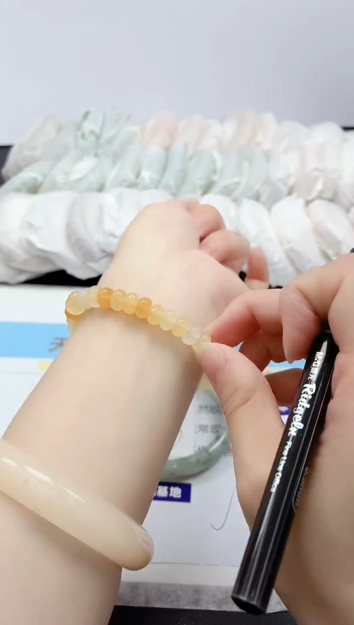 石英质玉手镯未镶嵌38/HLSL