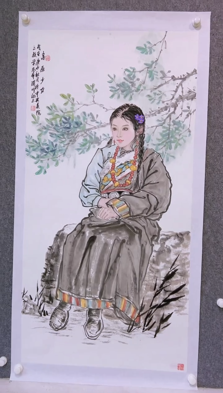 【闪购商品】绘画贺润川-8平尺-国画作品 