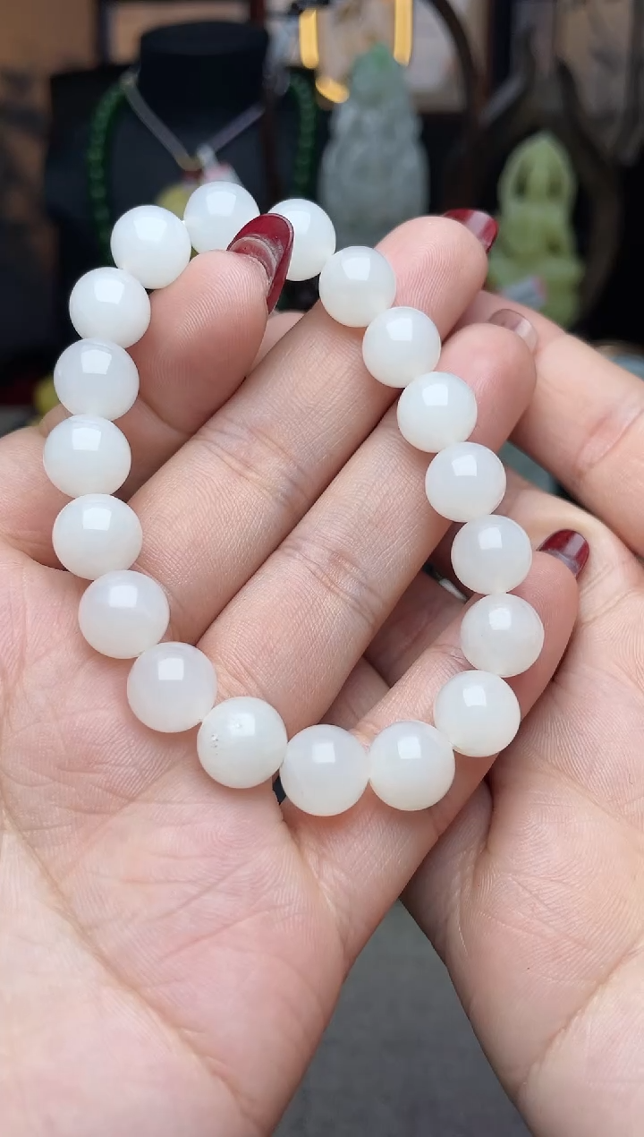 【闪购商品】和田玉手链未镶嵌手串c054