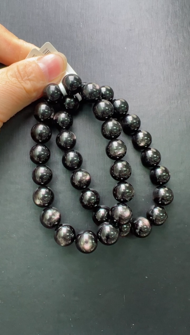 【闪购商品】辉石单圈未镶嵌金运石手串11m+多样发一 X31138