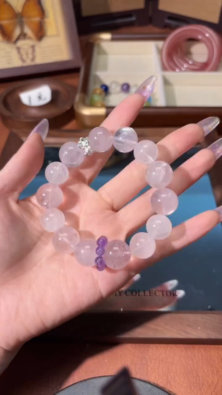 未镶嵌手串水晶草**夕1