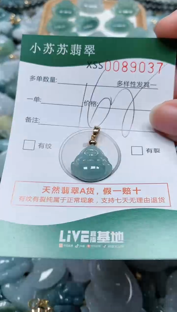 【闪购商品】翡翠颈饰未镶嵌闪购商品0089037