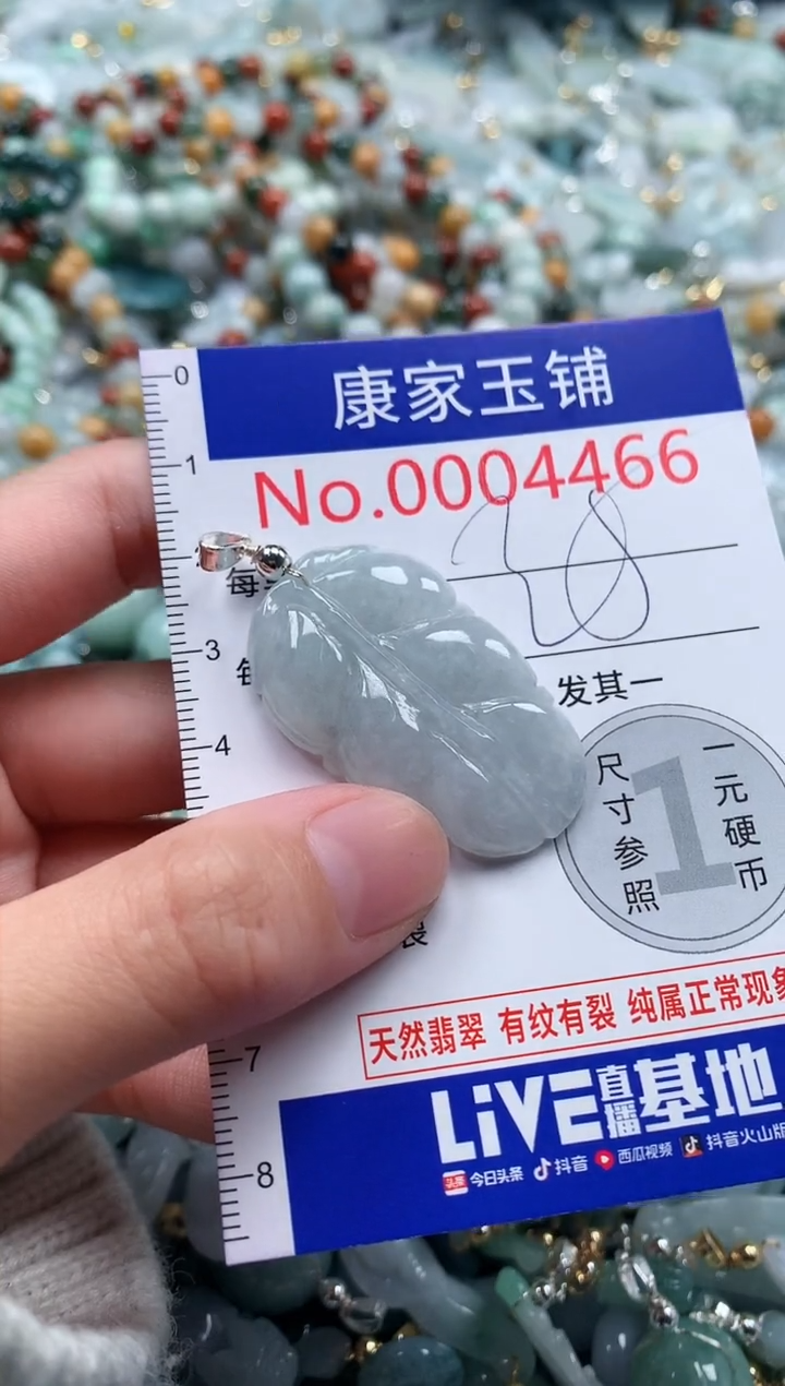 翡翠未镶嵌吊坠(不含链)4466