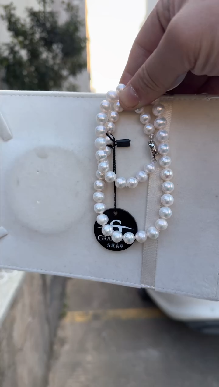 【闪购商品】淡水珍珠颈饰银S925镶嵌项链