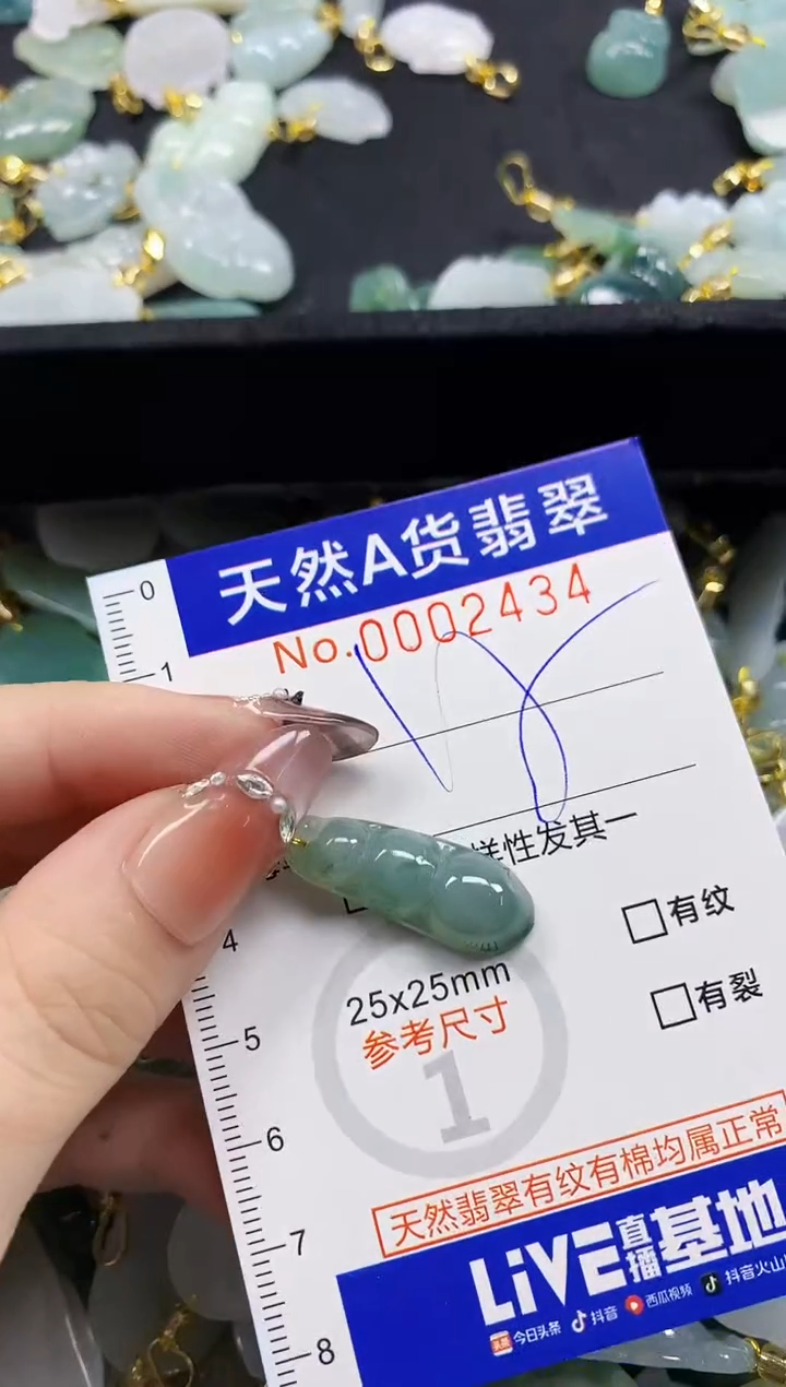 颈饰未镶嵌翡翠天然A货翡翠