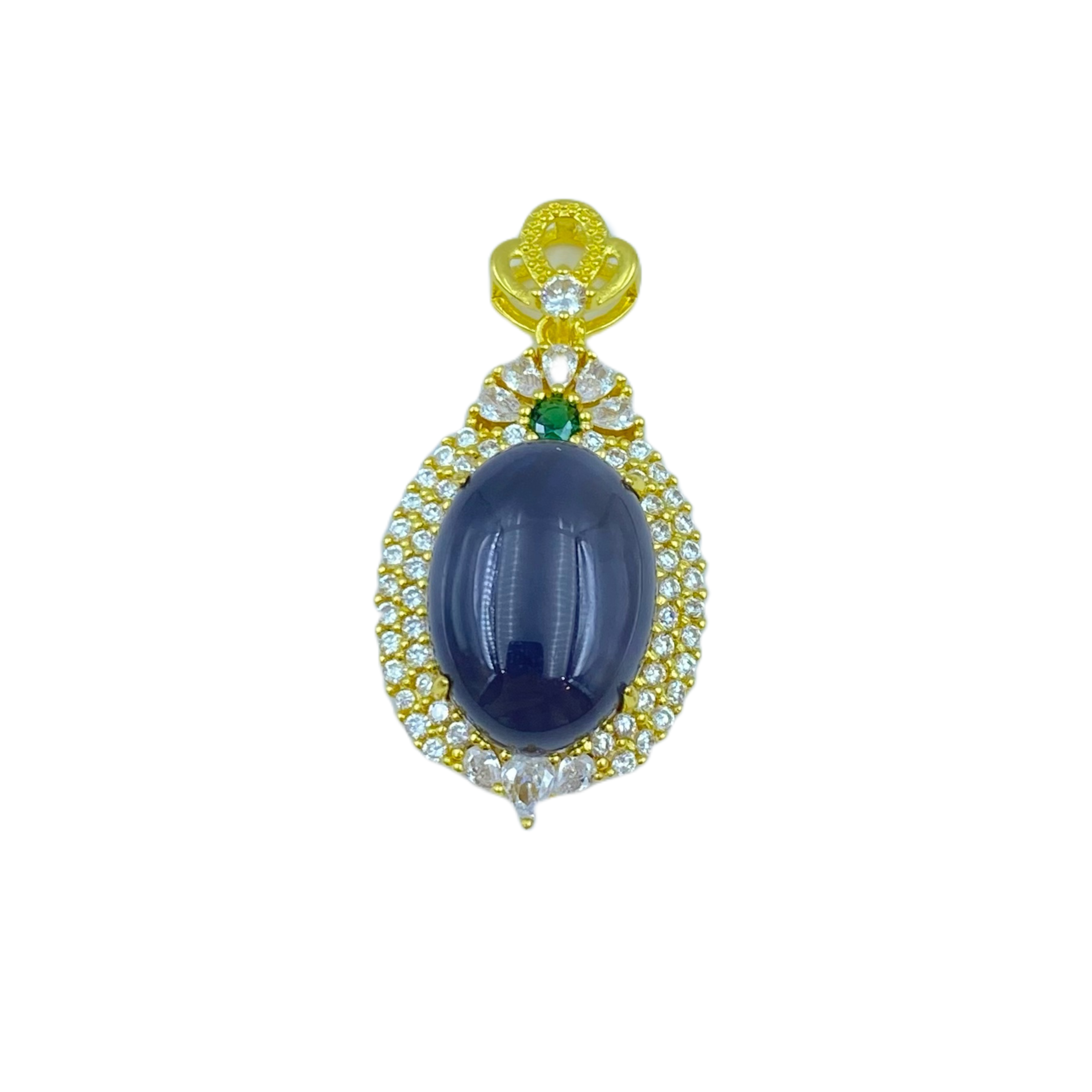 和田玉吊坠Y1349X合金