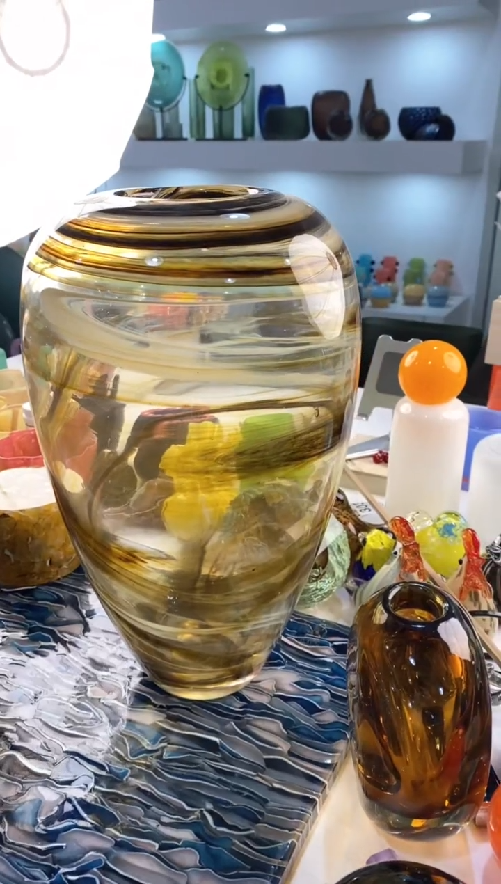 【闪购商品】琉璃慕忆家花瓶大号
