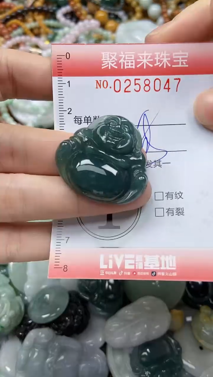 未镶嵌挂件翡翠闪购0258047