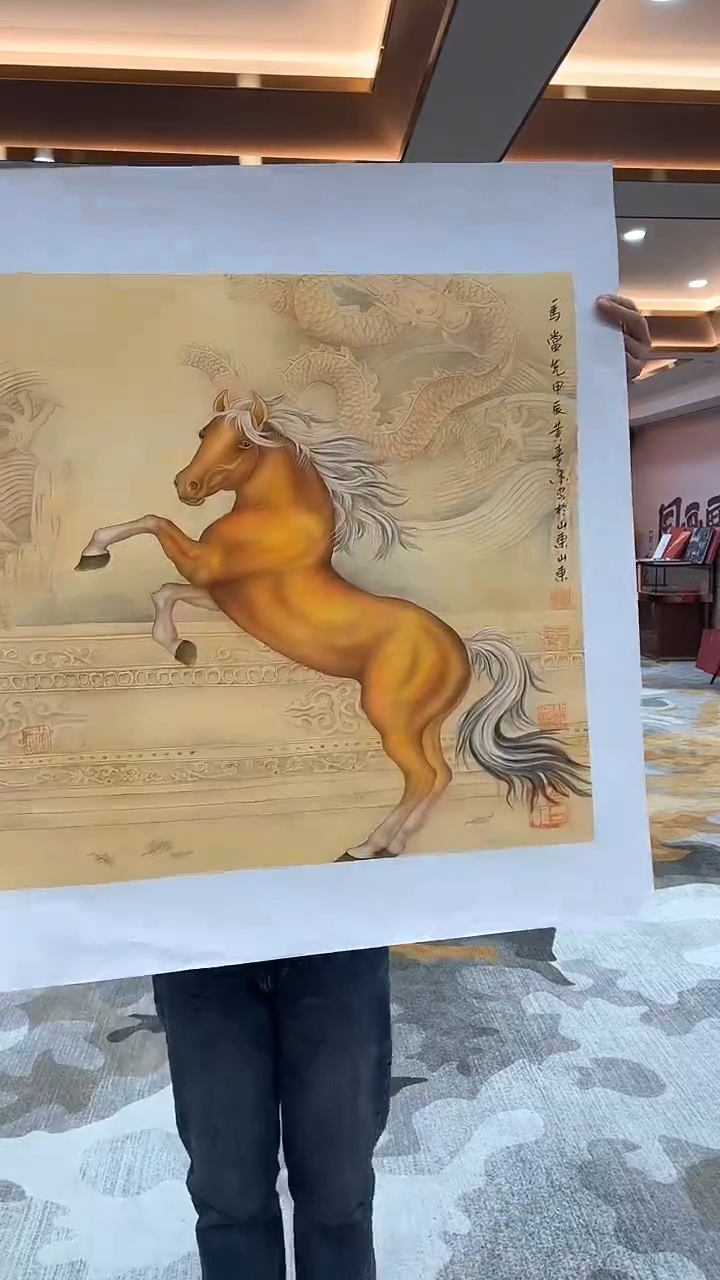 【闪购商品】国画3.9-黄春香-4尺斗方-手绘061