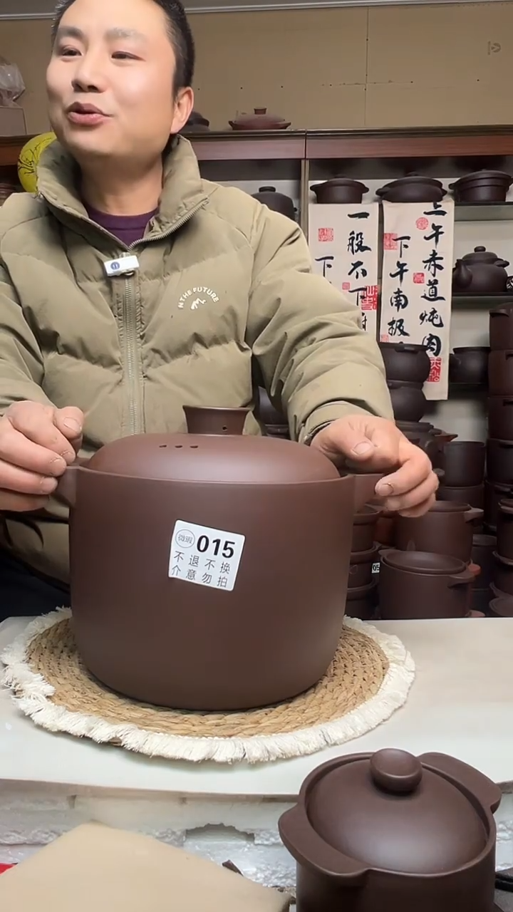 宜兴紫砂微瑕6升直筒015