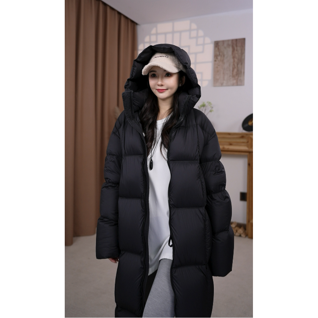 【冬日氛围感穿搭】95绒长款羽绒服女2025新款加厚宽松保暖9003.SS