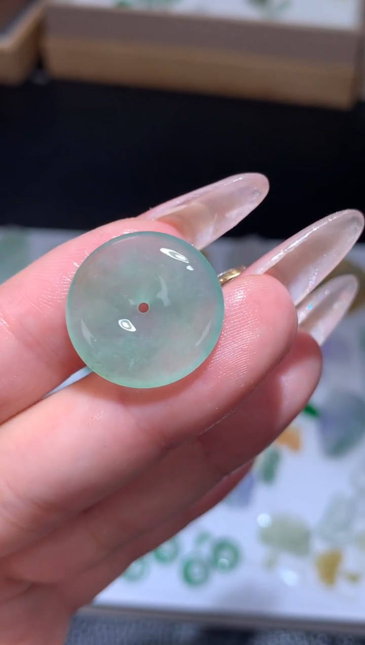 未镶嵌定制翡翠扣子