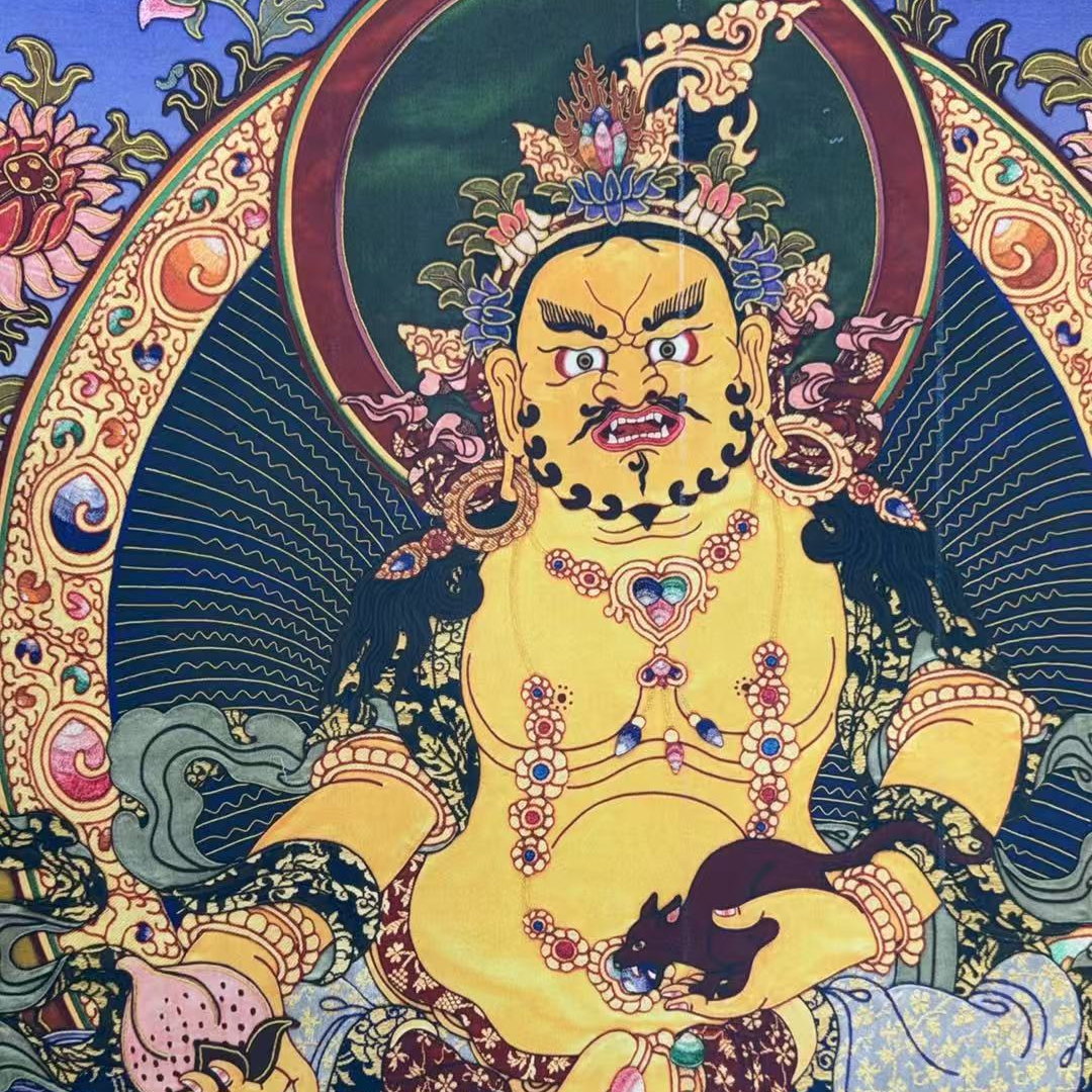 精美唐卡黄财神，独特艺术魅力 TK16066