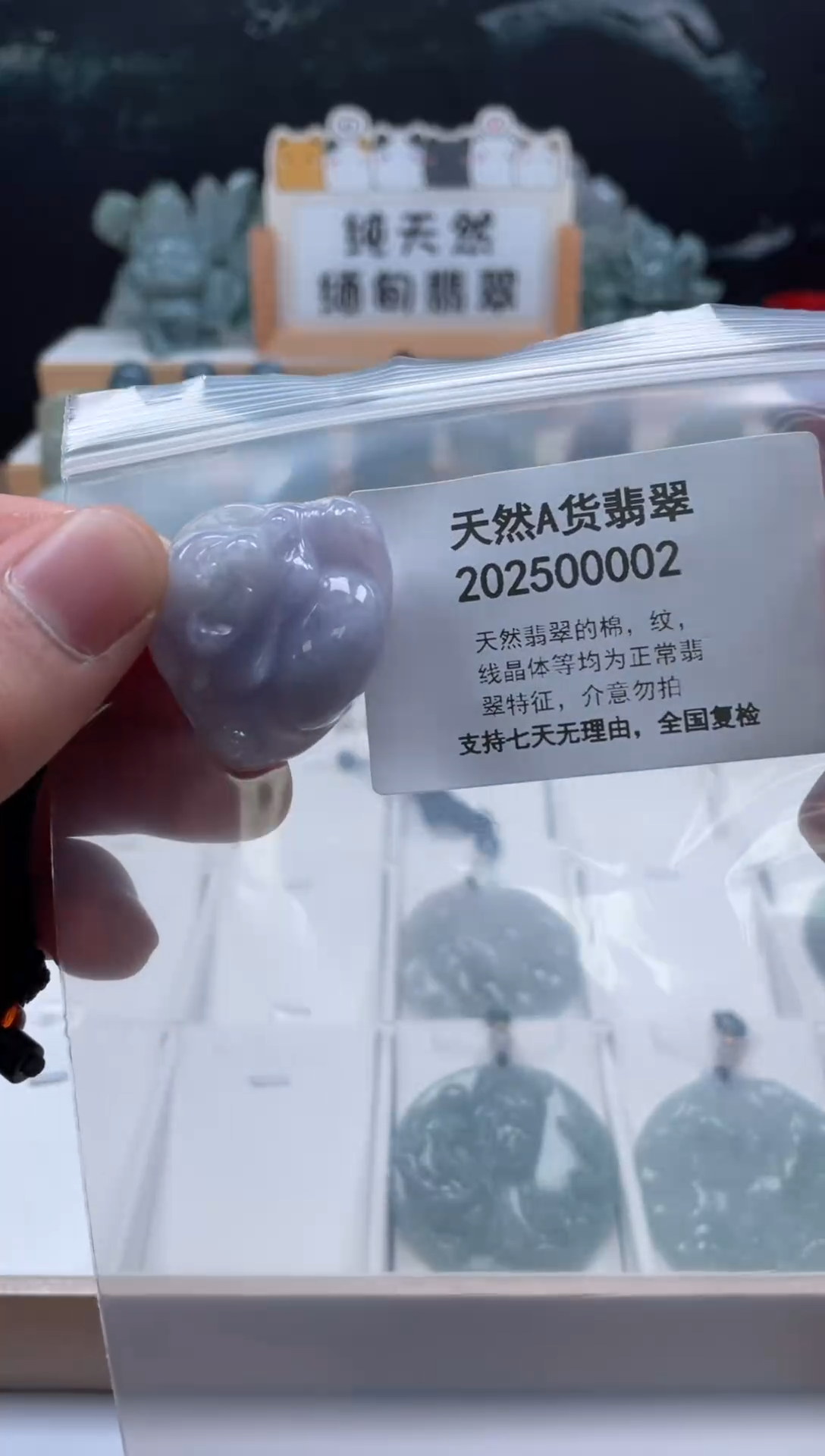 颈饰未镶嵌翡翠翠峰翡翠202512120075