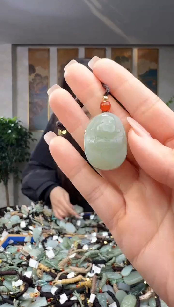 颈饰未镶嵌和田玉拍一发一多样性发货