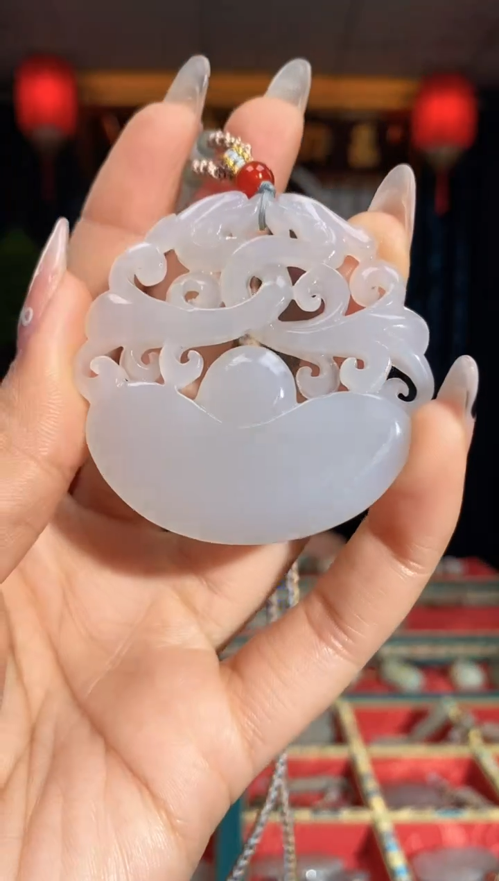 【闪购商品】和田玉颈饰未镶嵌元宝