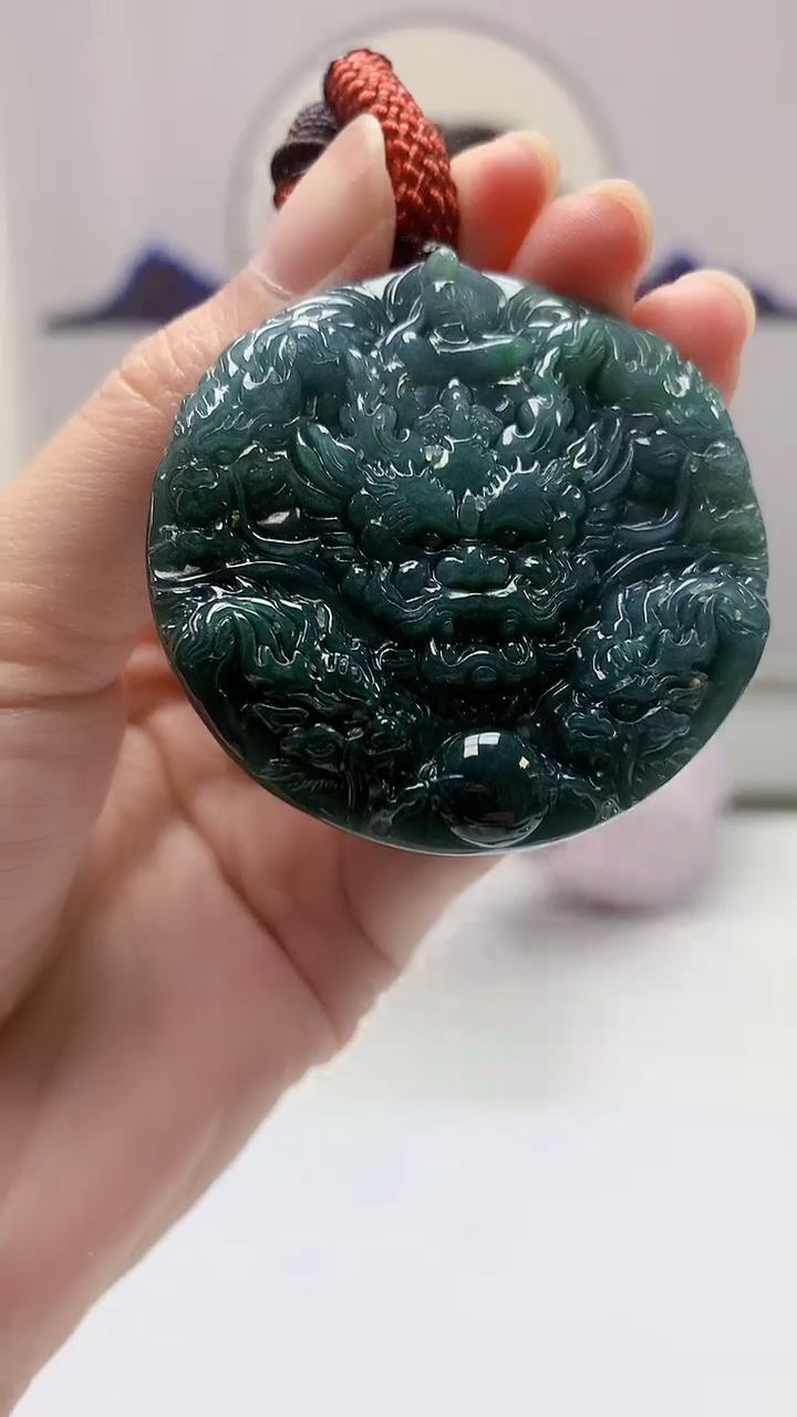 【闪购商品】翡翠颈饰未镶嵌4902zm-JJ挂件4
