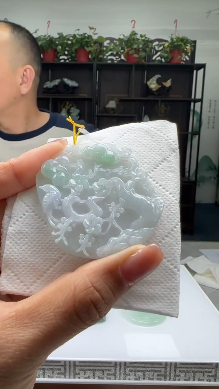 【闪购商品】翡翠颈饰未镶嵌天然翡翠A货吊坠