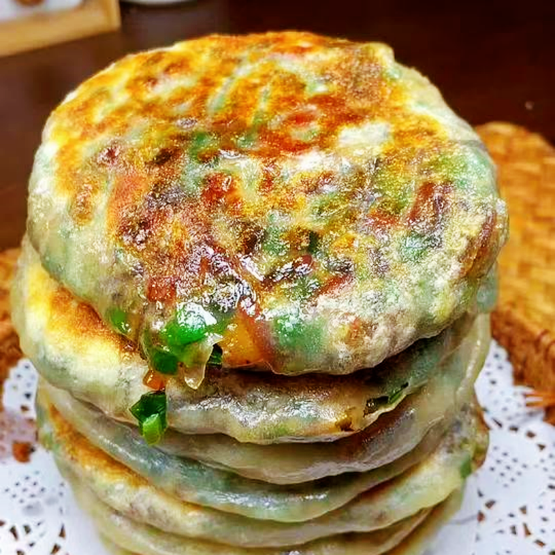 【买12个送12个】韭菜鸡蛋薄皮馅饼早餐半成品速冻食品牛肉鸡肉馅饼