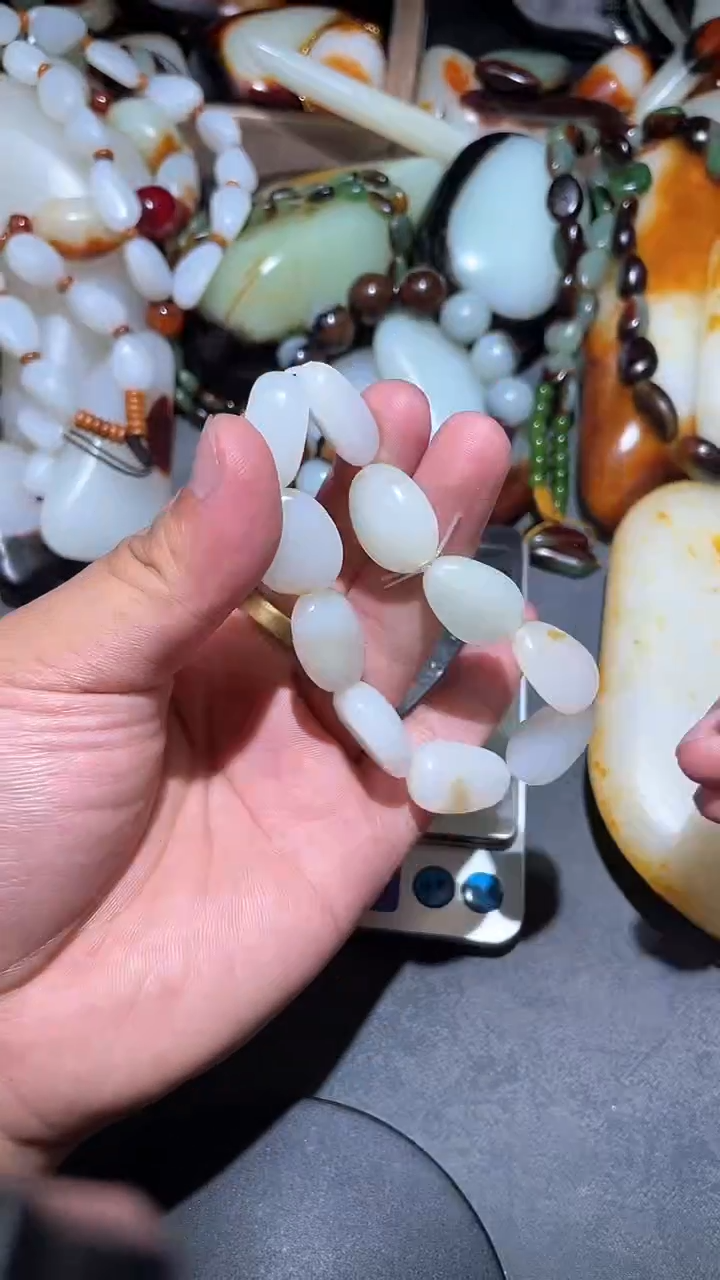 【闪购商品】和田玉手串未镶嵌YL-LL-1.13-36多样性发货