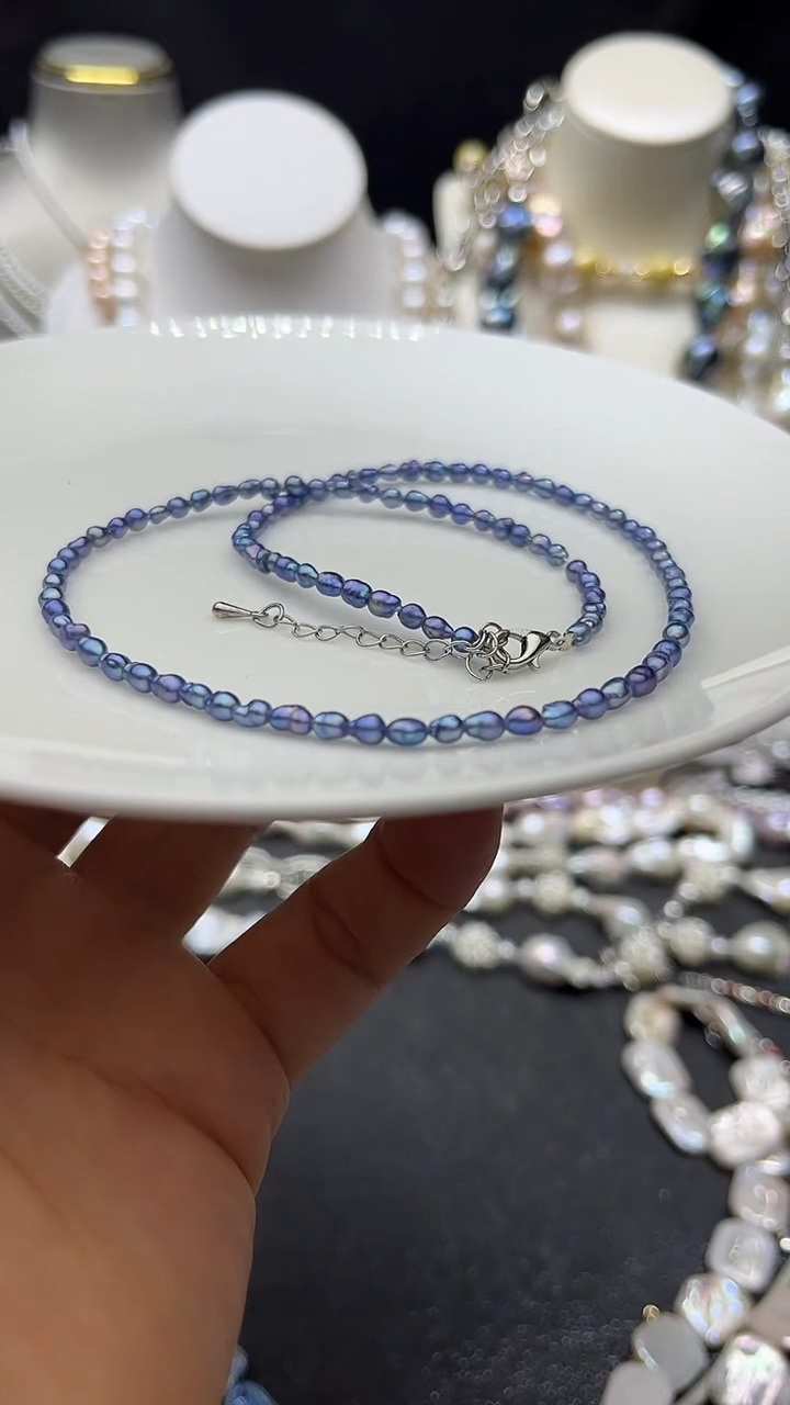 颈饰未镶嵌淡水珍珠多人