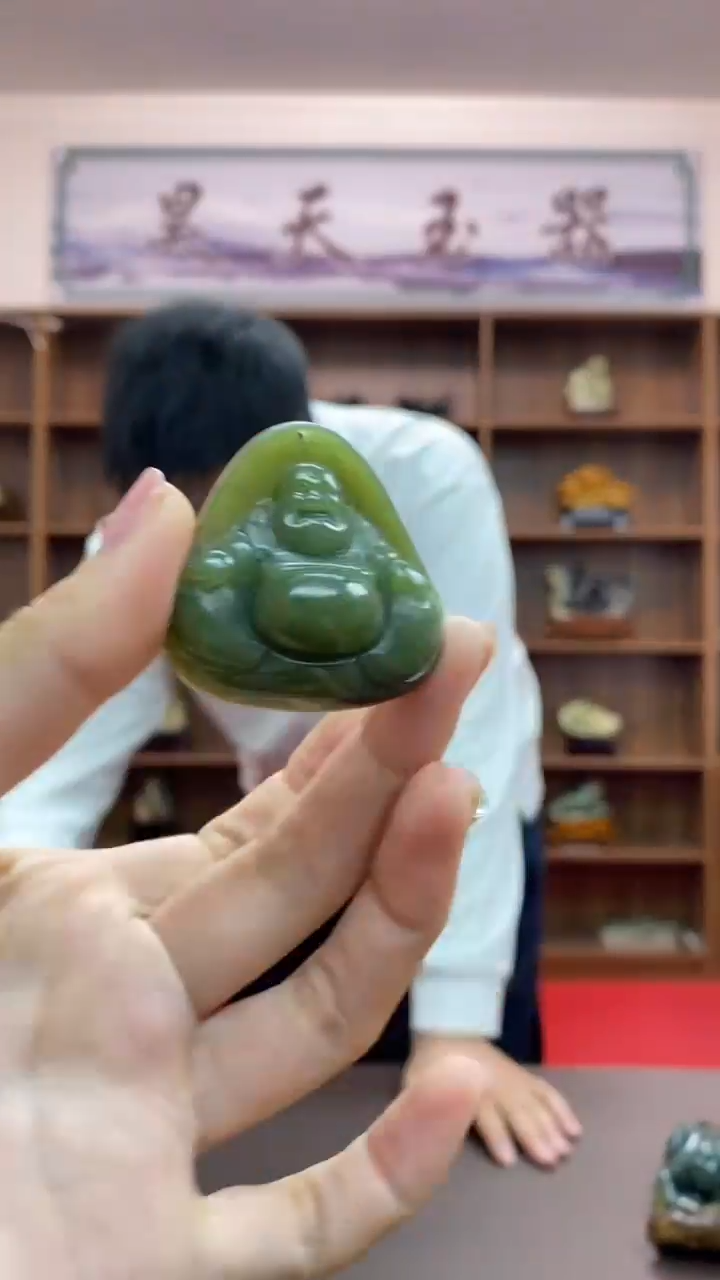 【闪购商品】岫岩河磨玉（透闪石质玉）手把未镶嵌手把