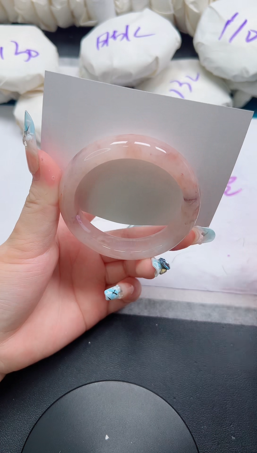 石英质玉手镯未镶嵌19-55.8