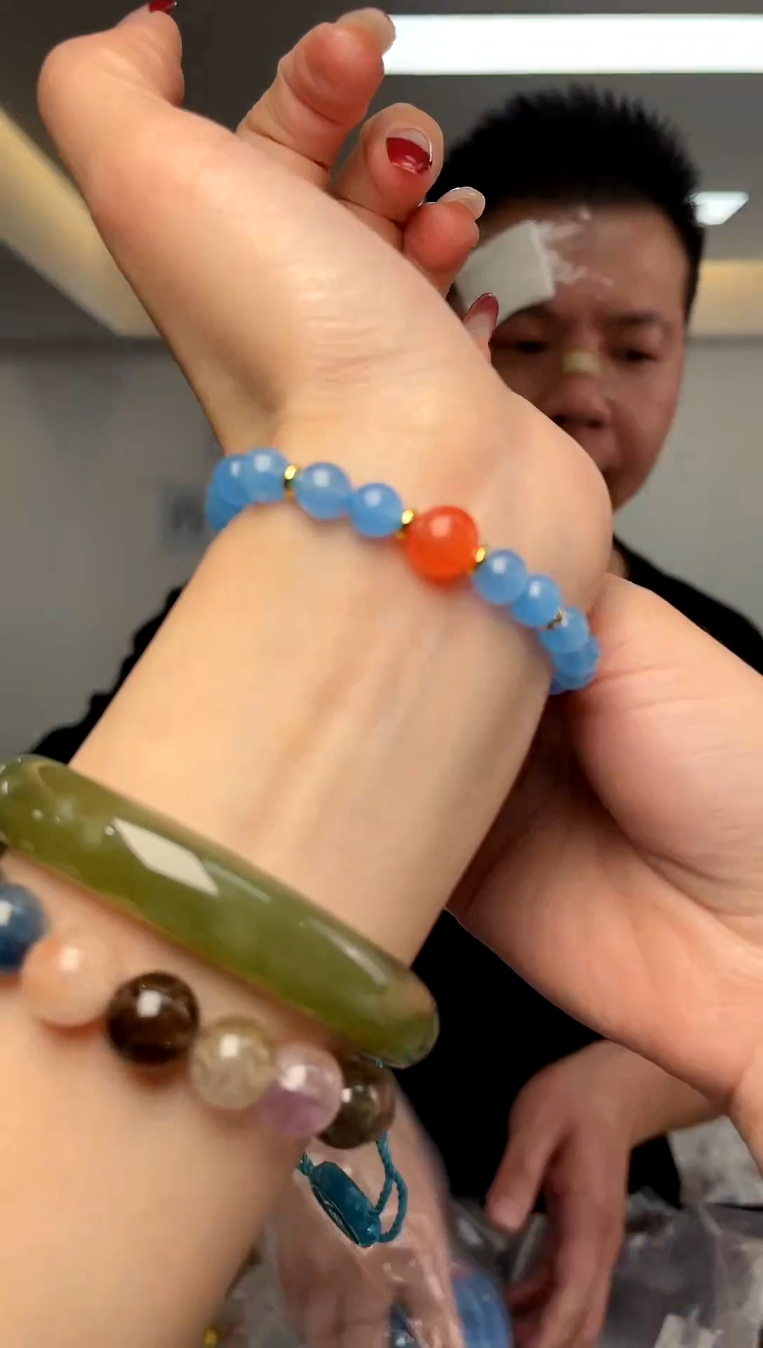 【闪购商品】海蓝宝石手串未镶嵌（多样性单个发货）