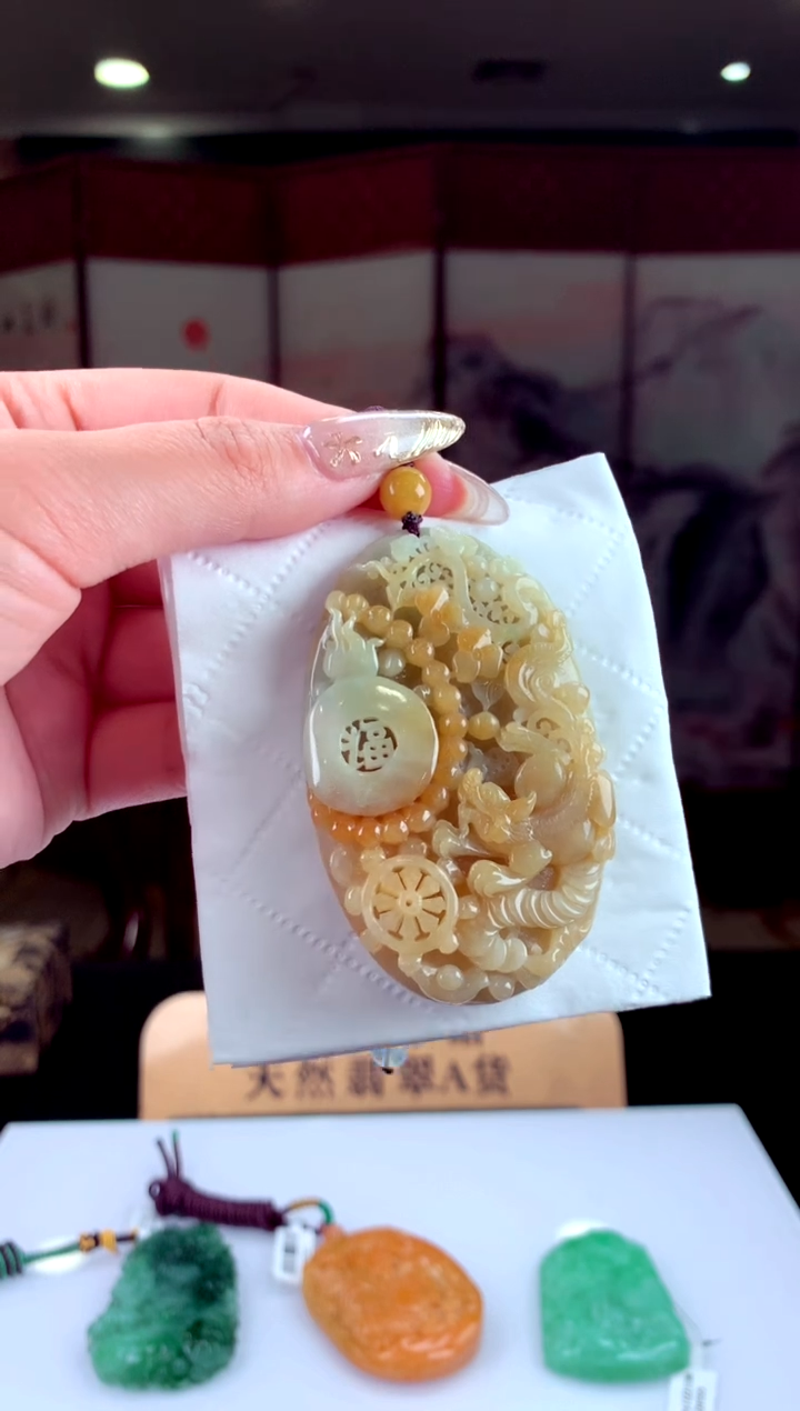 【闪购商品】定制翡翠未镶嵌天然A货翡翠（拍一发一）