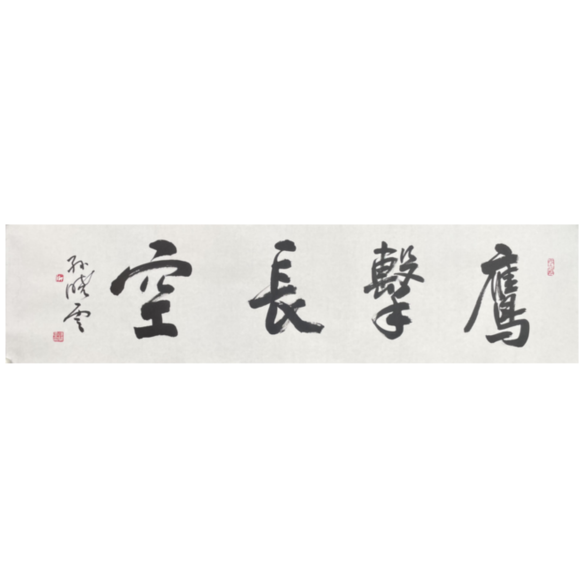 S-T-2555 孙晓云 鹰击长空 35cm*139cm 托底-A