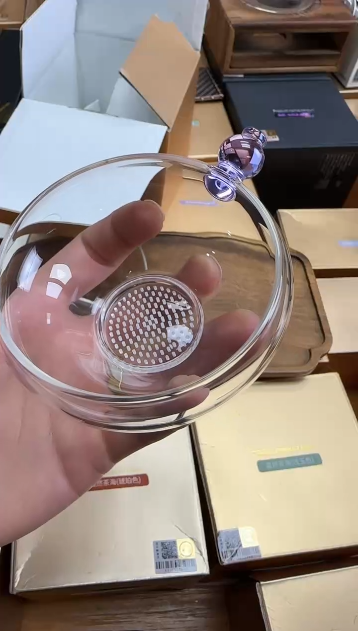 禾器金标奉珠茶漏浅紫（孤品）
