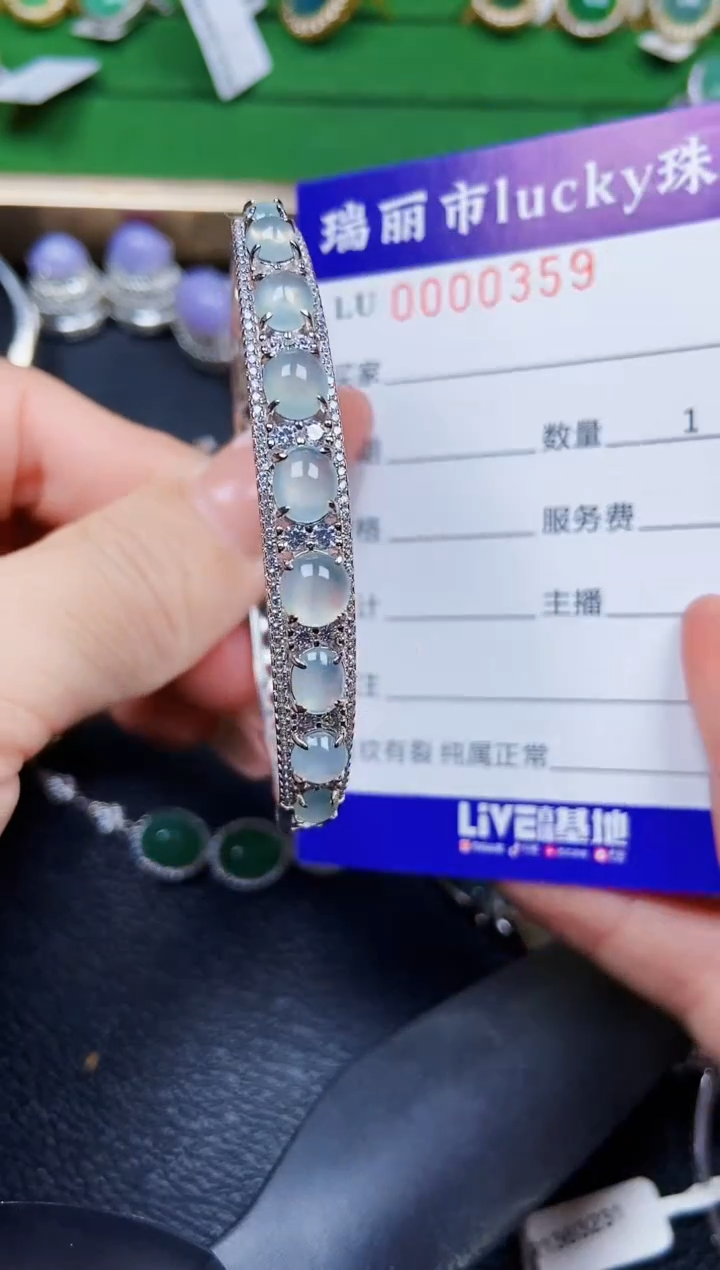 【闪购商品】翡翠颈饰银S925镶嵌0359