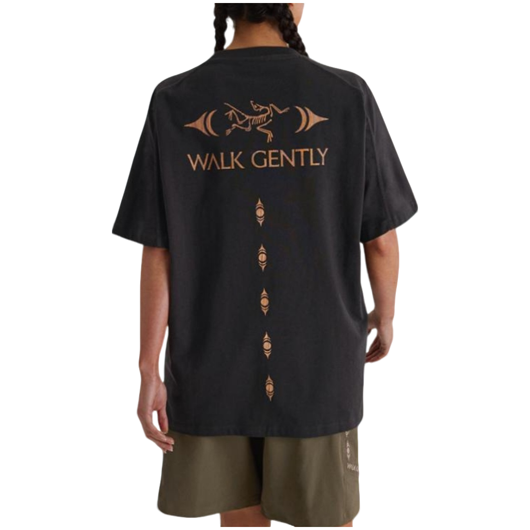 始祖鸟 walk gently联名 SS25 COTTON SALMON SKIN  男女同款 T恤