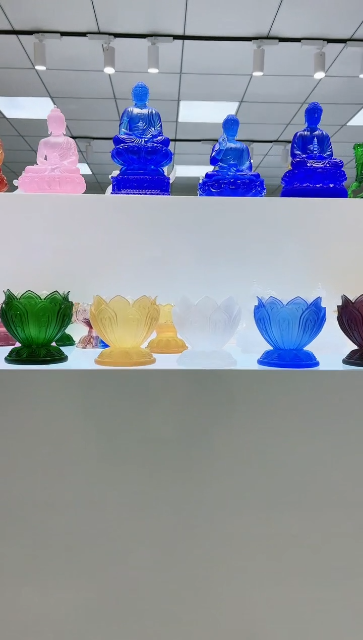 【闪购商品】茶宠古法琉璃烛台备注颜色