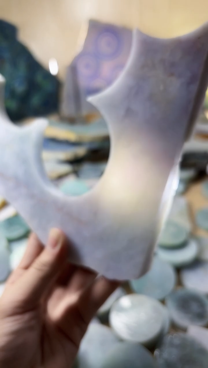 【闪购商品】翡翠颈饰未镶嵌A货白谭2461