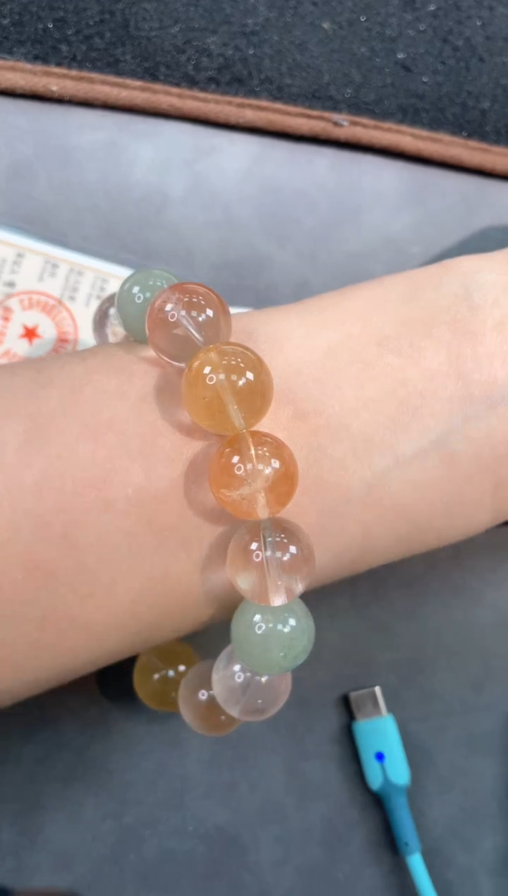 【闪购商品】水晶手链未镶嵌52号冰糖兔毛单圈