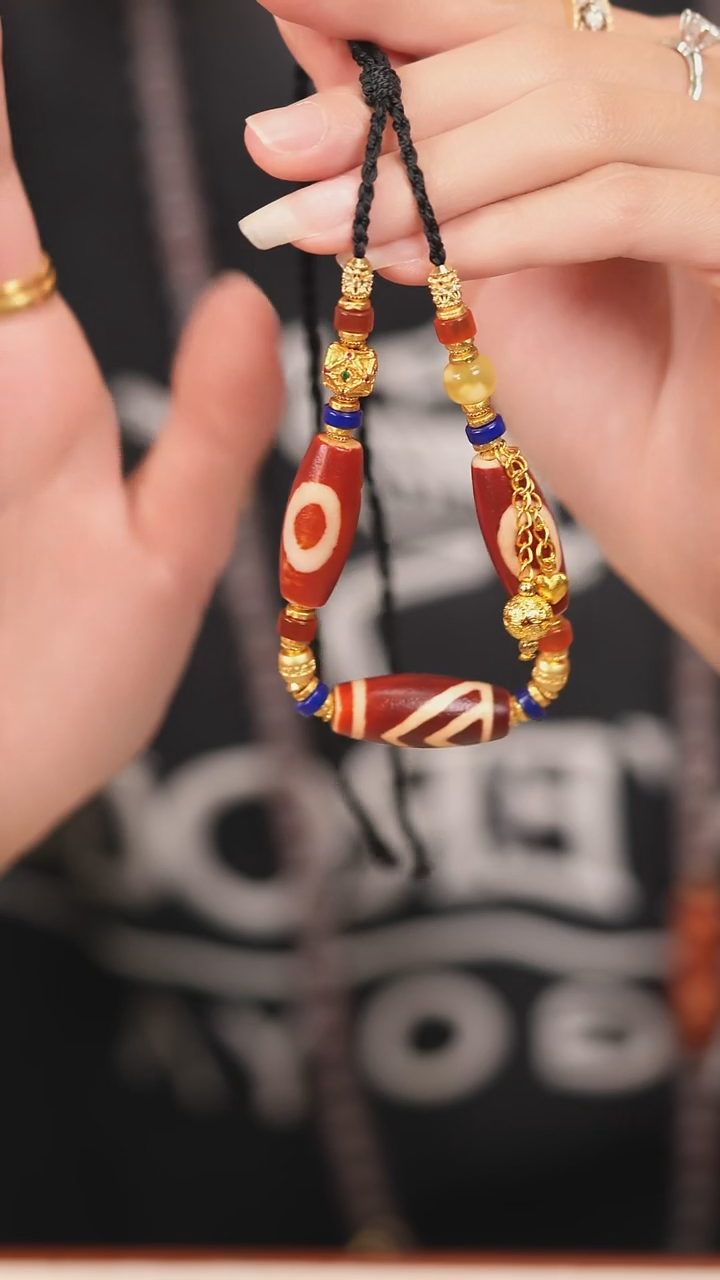 玛瑙/玉髓（覆膜）颈饰未镶嵌传世珠宝