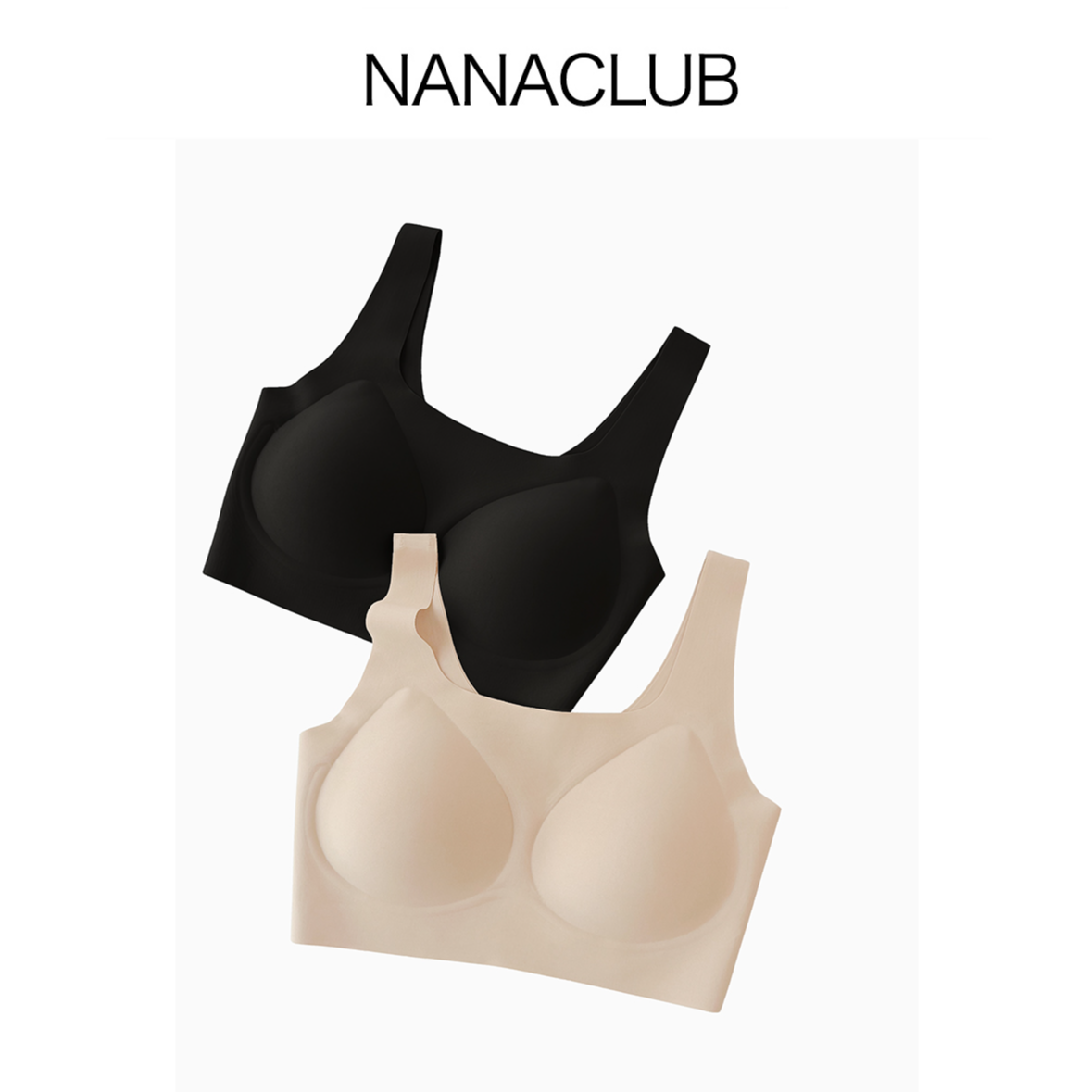 NANACLUB 内衣不对穿搭白费 胸大穿上瘦5斤 无钢圈收副乳不跑杯