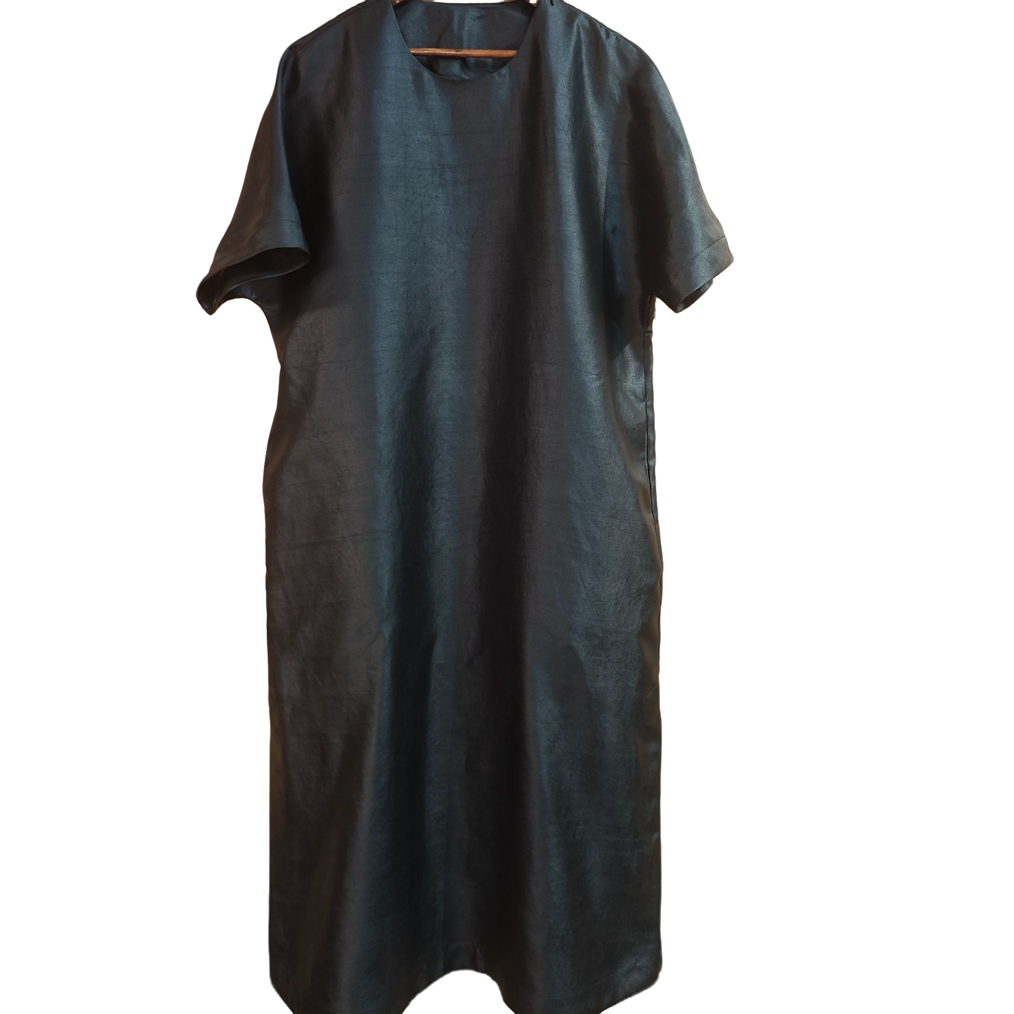 原色桑蚕丝素平锻袍子，百分百桑蚕丝，舒适透气