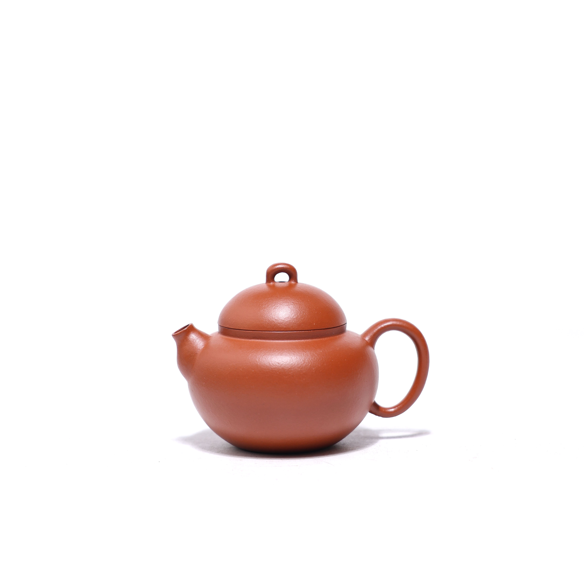 【朱泥•欢喜】宜兴紫砂壶纯原矿手工茶壶紫砂壶家用120cc 