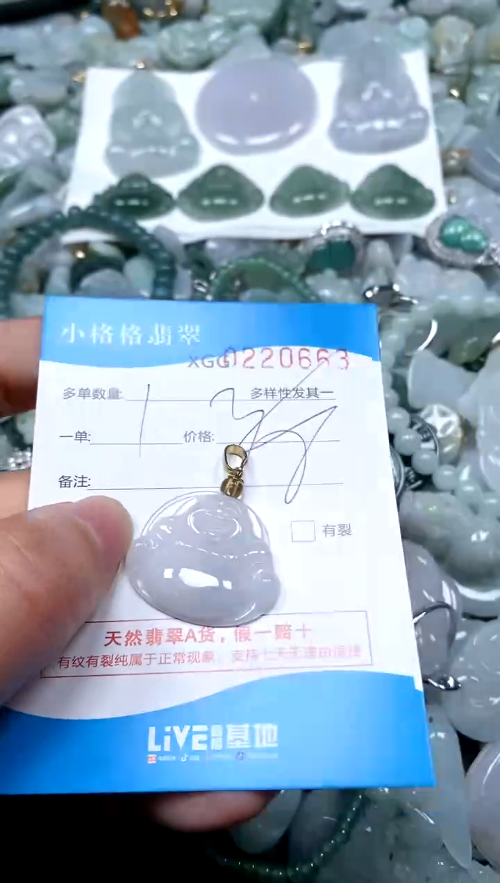 【闪购商品】翡翠颈饰未镶嵌闪购商品0220663