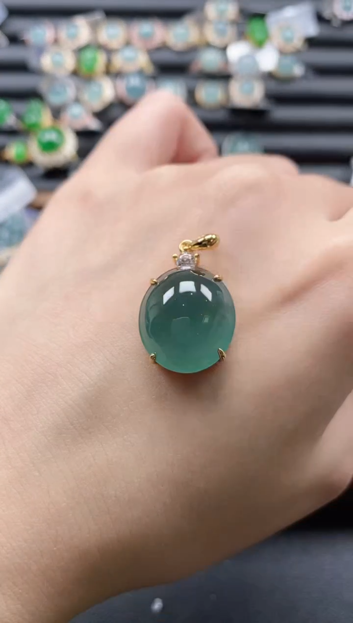 【闪购商品】翡翠戒指银S925镶嵌51151