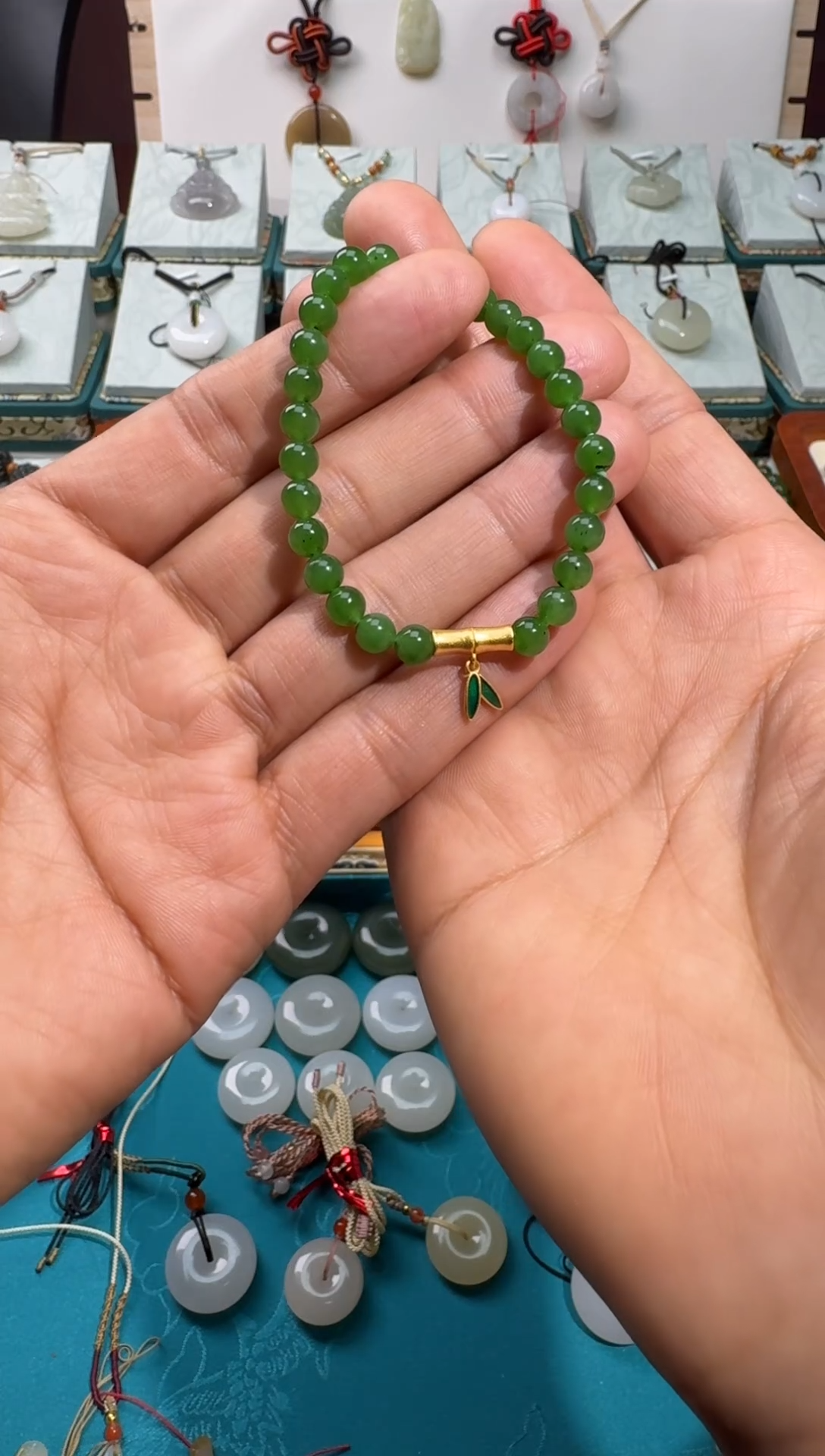 【闪购商品】和田玉手链未镶嵌6mm手串