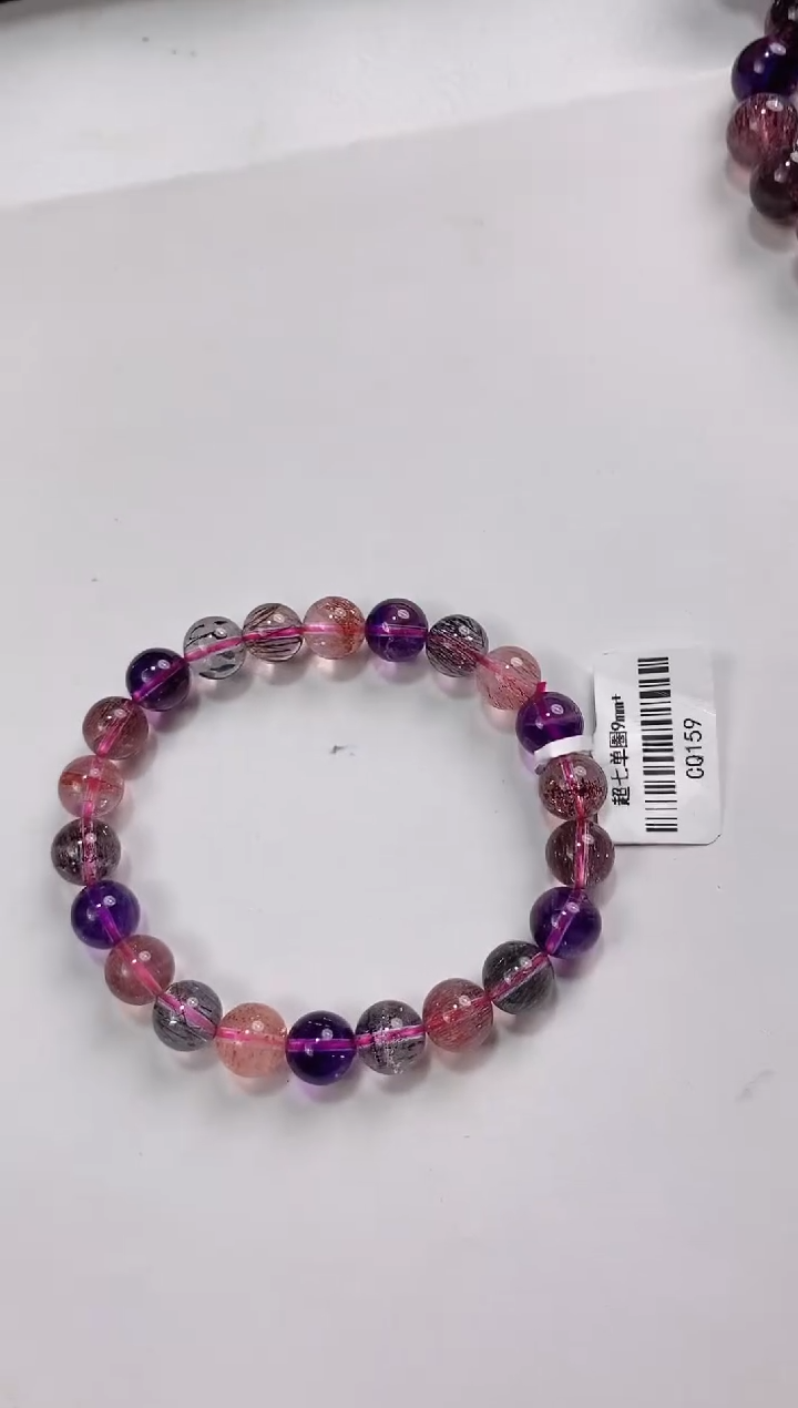 【闪购商品】水晶超七单圈9*未镶嵌多人多样性发其一