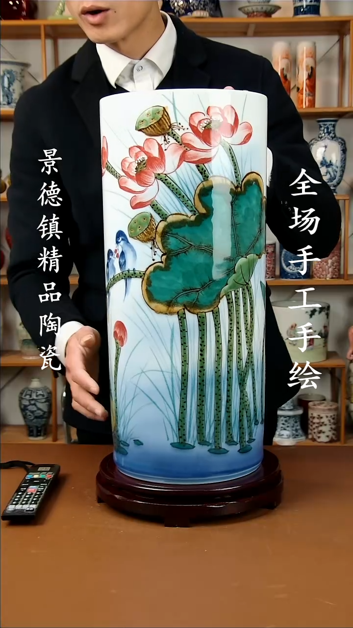 【闪购商品】瓶景德镇陶瓷摆件11